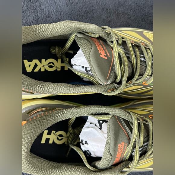 Hoka One One Mafate Speed 2 Dark Olive Shoes Men’s Sz 11 Tried On - Picture 8 of 9